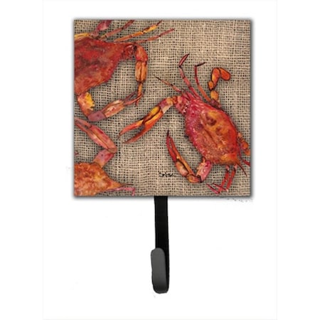 Carolines Treasures Crab Leash Holder Or Key Hook 8742SH4